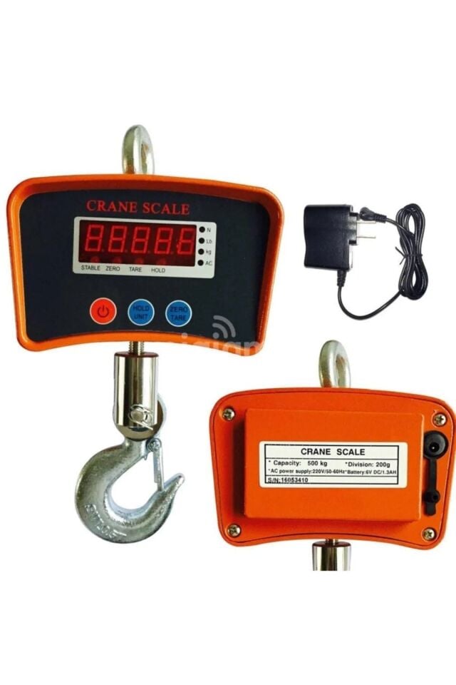 500 kg Digital Hanging Scale Askılı Çengel Baskül Terazi  500  kg