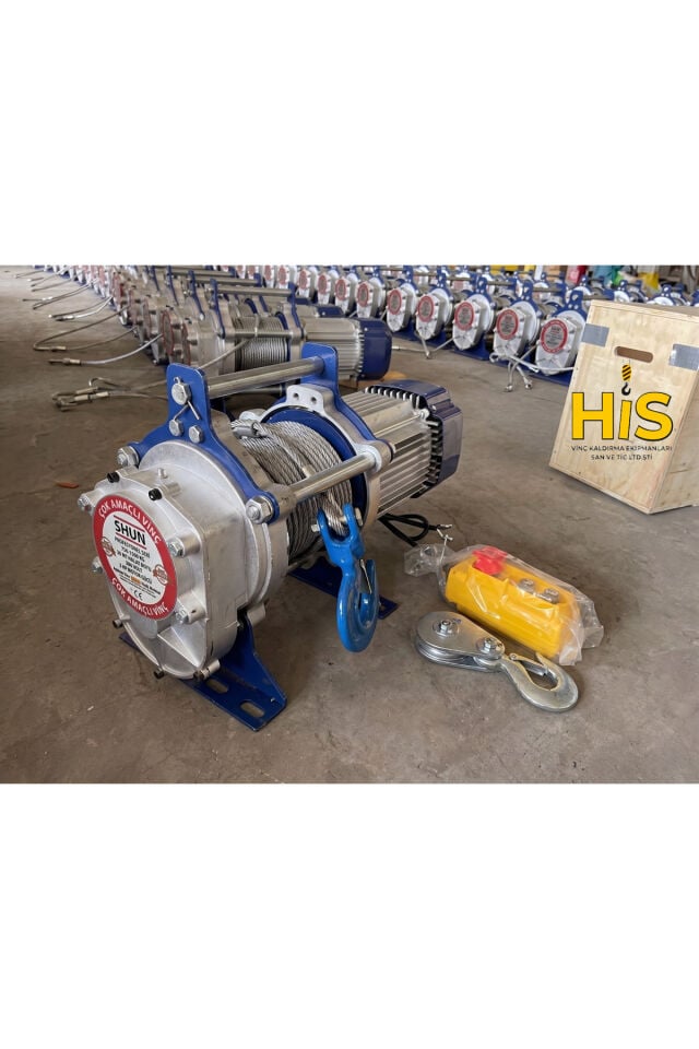 1500 Kg Profesyonel Vinç 380 Volt 30 Metre 3 Hp