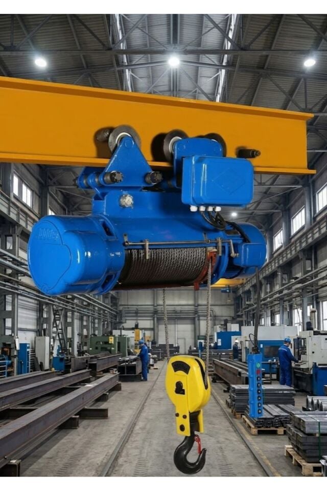3 Ton 24 Metre 4 Hareket MONORAY VİNÇ kılavuzlu 380V