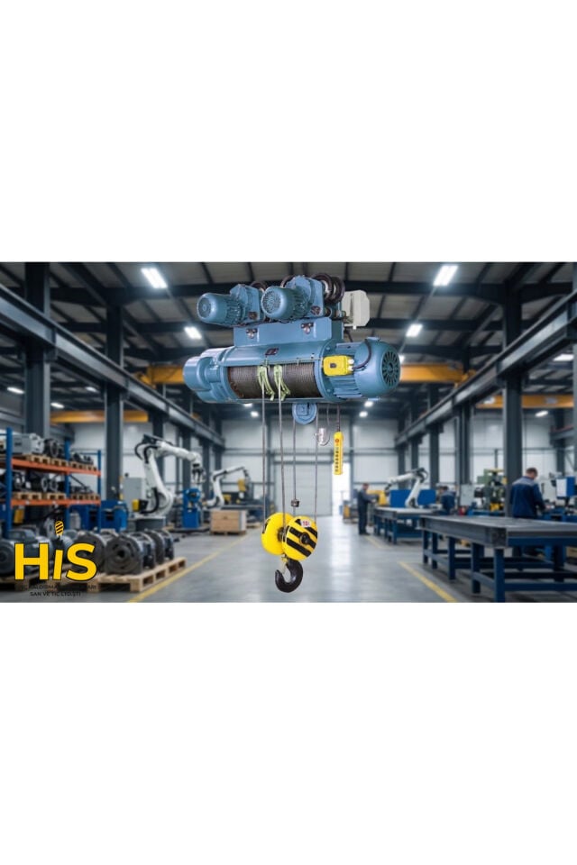 10 Ton 12 Metre 4 Hareket MONORAY VİNÇ kılavuzlu 380V