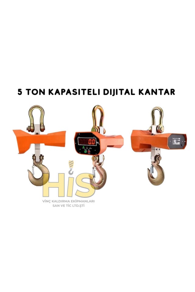 5 TON KAPASİTELİ DİJİTAL VİNÇ KANTARI