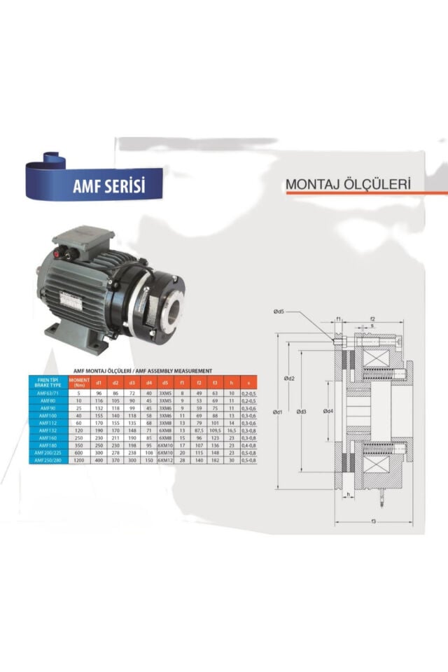AMF-180 Manyetik Fren Balatası
