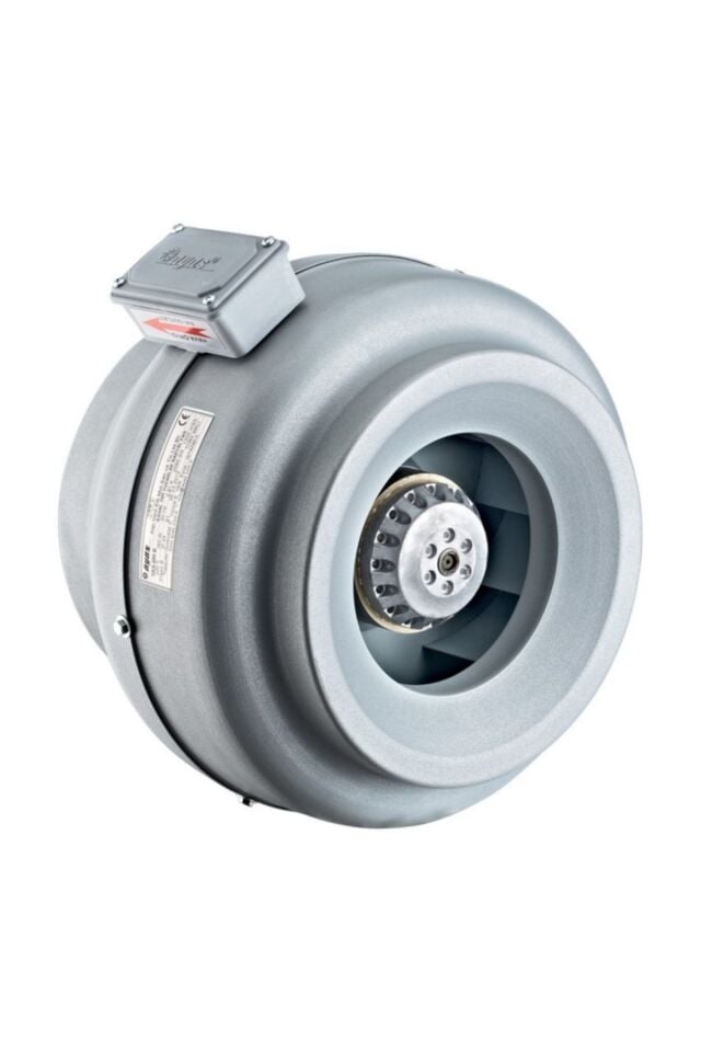 Çapında Yka-315b-2k-m 3000 D/d 220 230 Volt Monofaze Yuvarlak Kanal Tipi Radyal Aspiratör 31.5 cm